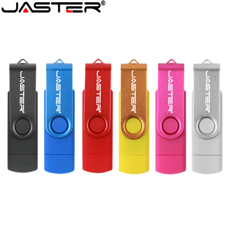 JASTER ustvarjalne OTG USB 2.0 Dual-uporaba mobilne računalnik Flip slog high speed USB flash disk 4GB 32GB 64GB 16GB 128GB pendrive 4