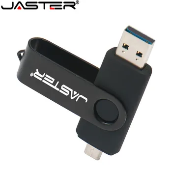 JASTER ustvarjalne OTG USB 2.0 Dual-uporaba mobilne računalnik Flip slog high speed USB flash disk 4GB 32GB 64GB 16GB 128GB pendrive 8038
