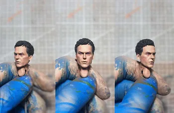 1/12 Obsega Batman Michael Keaton Glavo Skulptura za 6palcev Mezco Akcijska Figura, Igrača 0
