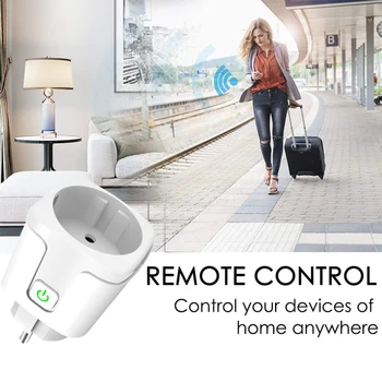 Tuya Smart Žarnica WiFi Plug Za Apple Homekit Bluetooth Dom LED Osvetlitev Prostora EU v Pametno Vtičnico Z Amazon Alexa googlova Domača stran 8082