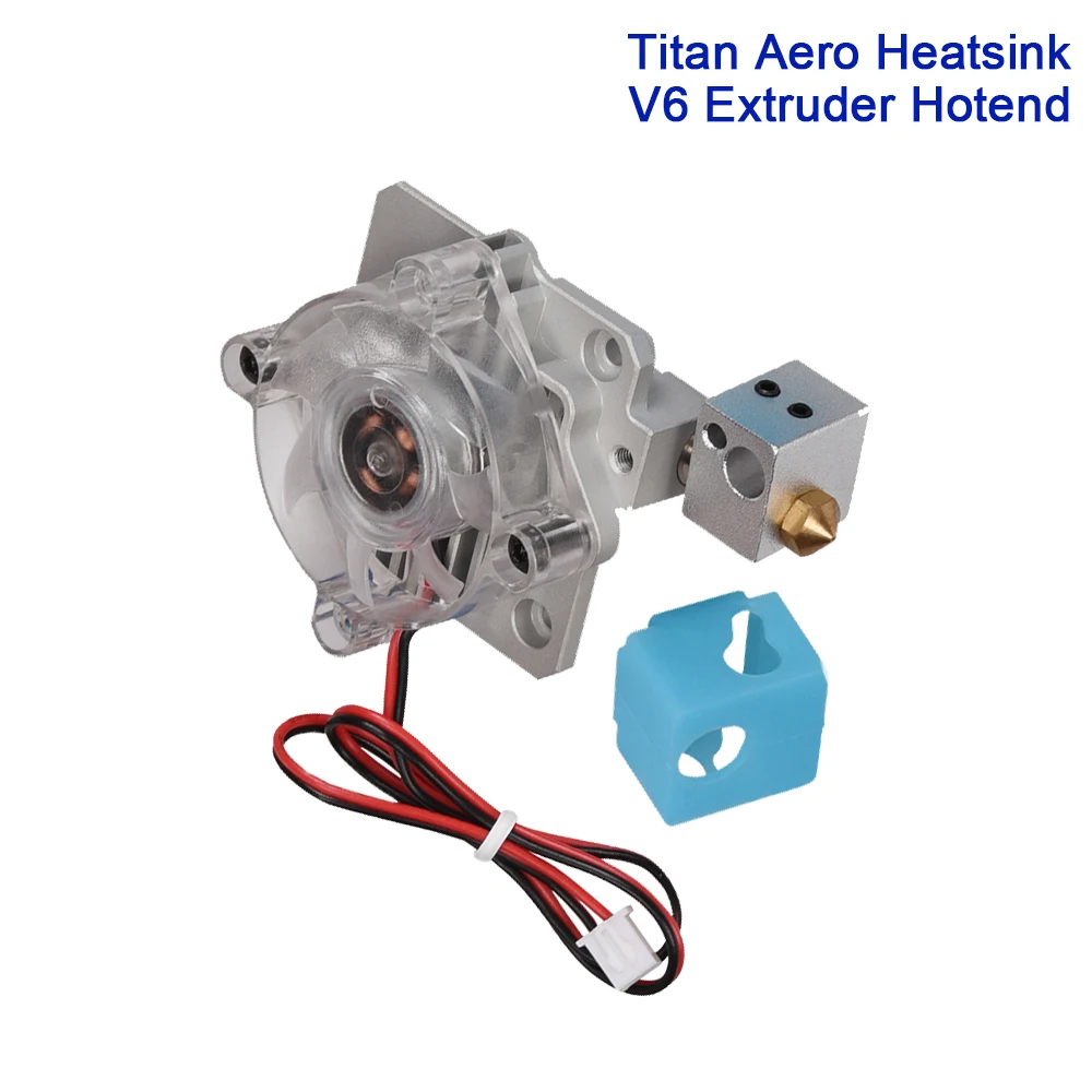 Titan Aero Heatsink V6 Iztiskanje Kratkega dosega Hotend 1.75 mm 3D Tiskalnik Deli, Hladilni Blok 24V 12V Kovine Titan Iztiskanje Radiator 3