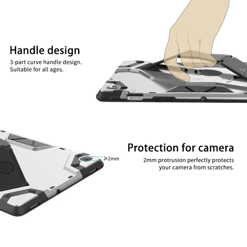 Za Samsung Galaxy Tab S5E 10.5 palčni T720 Primeru Otroci Varno Shockproof Oklep Težka Zaščitna Krepak Duty Stojalo za Tablične Primeru Zajema 5