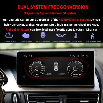 V5 Android Avtomobilski Stereo sistem V Dash Radio, GPS Navigacija Posodobitev 10.25 Multimedijski Predvajalnik, Zaslon 0
