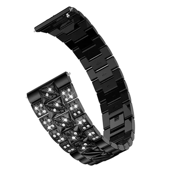 22 MM Nosorogovo iz Nerjavečega Jekla, Trak Z Orodjem Za Samsung Galaxy Watch 3 45mm Watch 46mm Prestavi S3 Za Huawei GT2 46MM Zapestnica 0