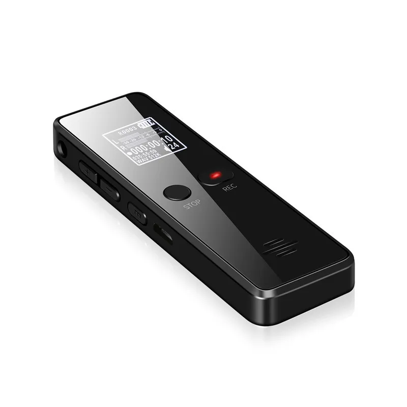 Strokovno Mini Digitalni Diktafon 8G Kovinski OLED Zaslon 1536Kbps Glas Actived Diktafon Dolge Razdalje Avdio Snemalnik Pero 3