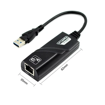 USB na priključek RJ45, USB 2.0/3.0, da RJ45 Ethernet Adapter Lan Omrežij 10/100/1000 Mb / s Omrežna kartica za Macbook RAČUNALNIK Win 7 8 10 XP 4