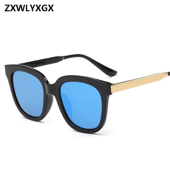 2018 novo polje sončna očala moški ženske blagovne znamke korejski fashion star očala za sonce svetle barve, sončna očala debelo UV400 Oculos De Sol 3