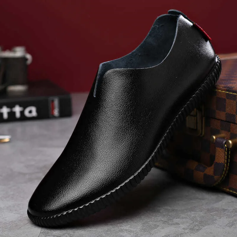Nove pu Usnja Moške Priložnostne Čevlji Luksuzne blagovne Znamke 2020 Mens Loafers Moccasins Dihanje Zdrsne na Leni Vožnjo Čevlji Plus Velikost Hombre 2