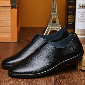 Nove pu Usnja Moške Priložnostne Čevlji Luksuzne blagovne Znamke 2020 Mens Loafers Moccasins Dihanje Zdrsne na Leni Vožnjo Čevlji Plus Velikost Hombre 1