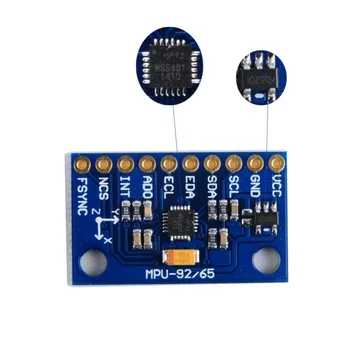 SPI/IIC GY-9250 MPU 9250 MPU-9250 9-Osi Odnos +Žiro+Pospeševalnik+Magnetometer Senzor Modul MPU9250 0