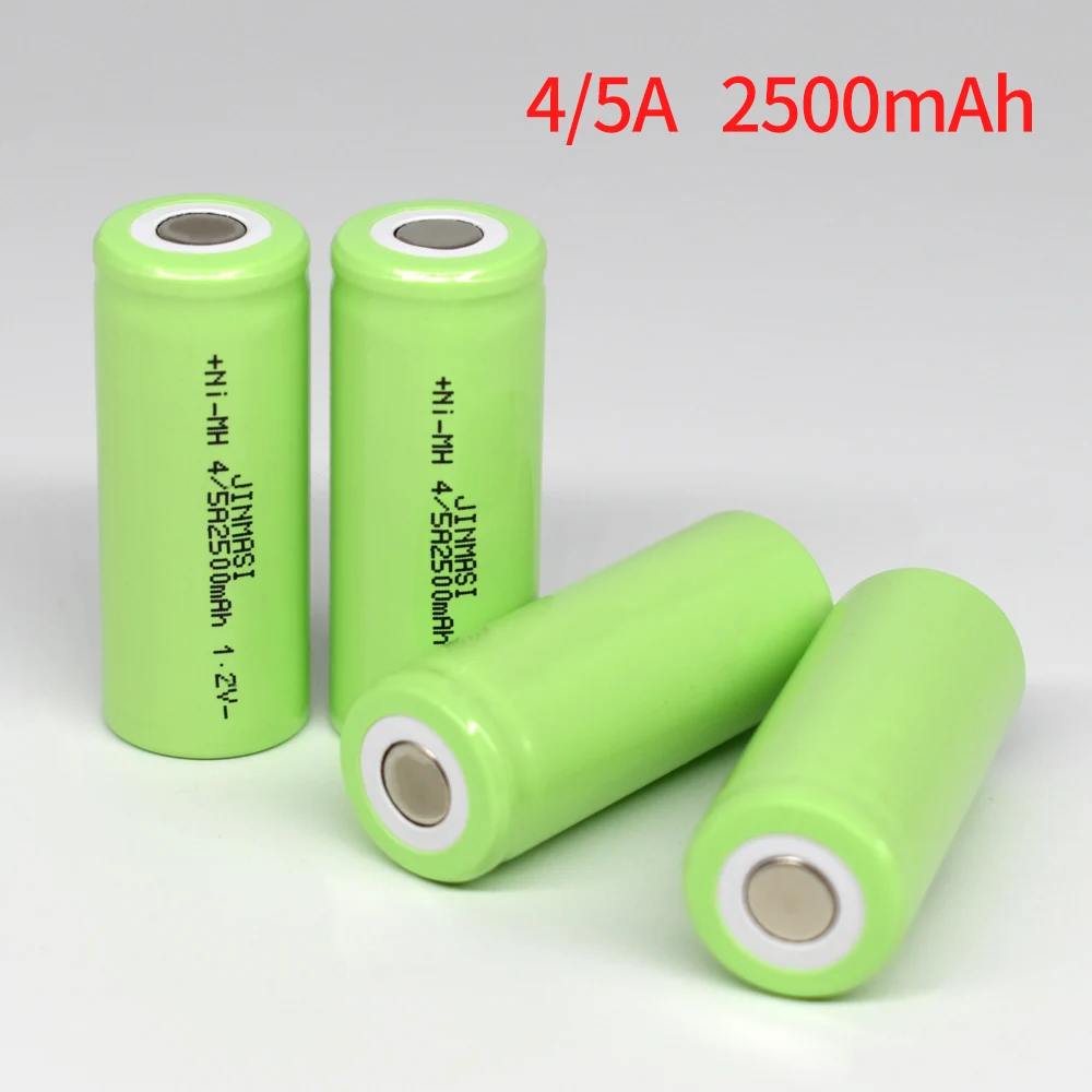 4/5A 17430 2500mAh baterije 1,2 V ni-mh 4/5a 17430 baterija za ponovno polnjenje 3