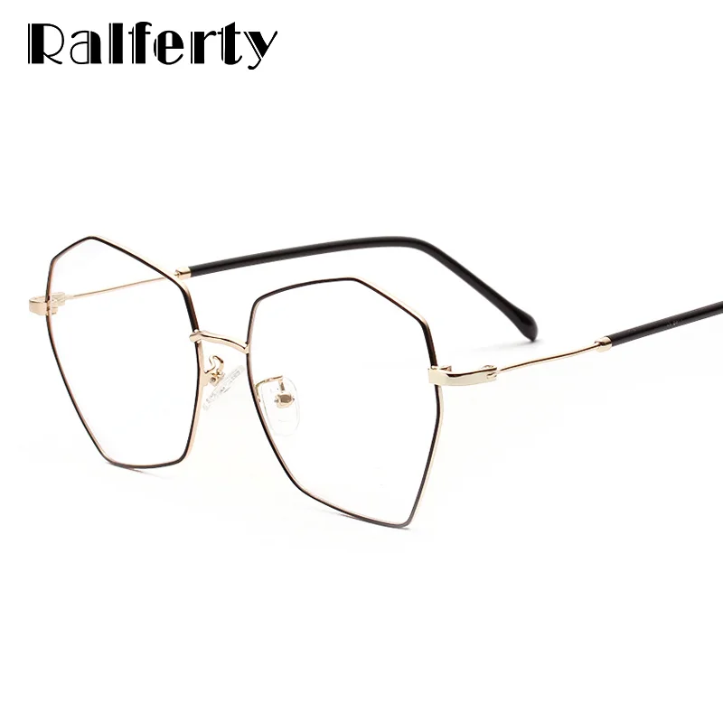 Ralferty Trendy Modni Poligon Eye Glasses Žensk Očal Okvir Za Optične Leče Ženska Spektakel Nič Ne Dioptrije W18031 4