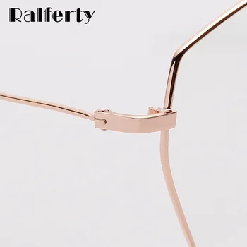 Ralferty Trendy Modni Poligon Eye Glasses Žensk Očal Okvir Za Optične Leče Ženska Spektakel Nič Ne Dioptrije W18031 2