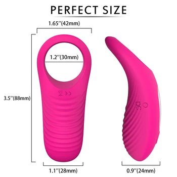 Vibracijska Obroč za Penis Zakasnitev Odraslih Igrače za Človeka Klitoris Stimulator Vibrator Sex Igrače Masturbator Pari 24h 3