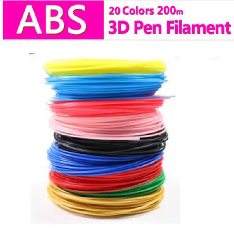 PLA/ABS 1.75 mm 20 barv 3d pero žarilno pla 1.75 mm pla žarilno abs žarilno 3d pero plastičnih 3d žarilno mavrica 5