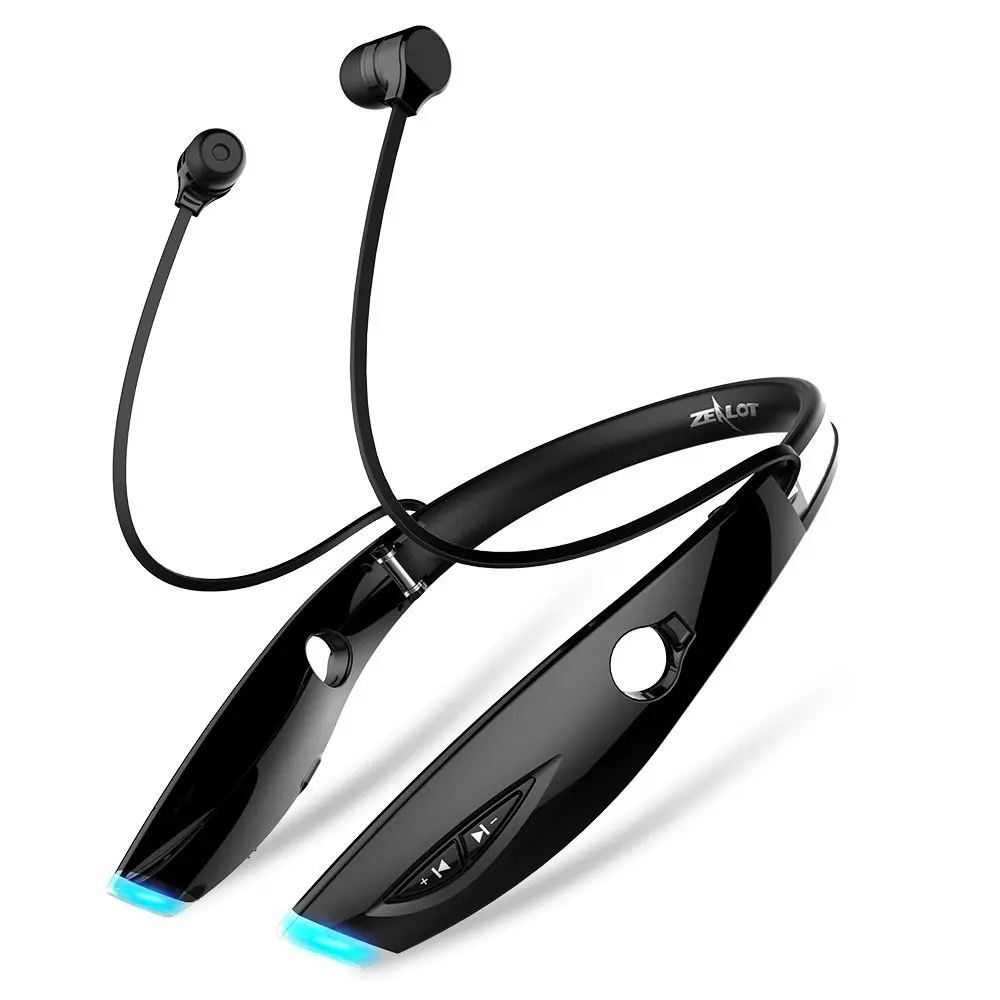 Deadphones Zealot H1 Šport bluetooth Slušalke HI-fi Stereo Slušalke za iphone 6 plus 6s MP3 predvajalnik črne barve 1
