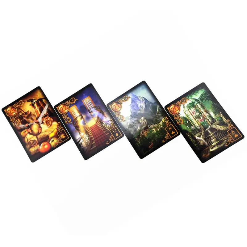 Gilded Sanjarija Lenormand Jasnovidcev Card Full Angleški 47 Tarot Karte, Prerokovanje Usode 2