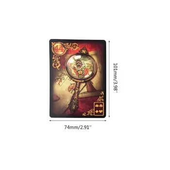 Gilded Sanjarija Lenormand Jasnovidcev Card Full Angleški 47 Tarot Karte, Prerokovanje Usode 3