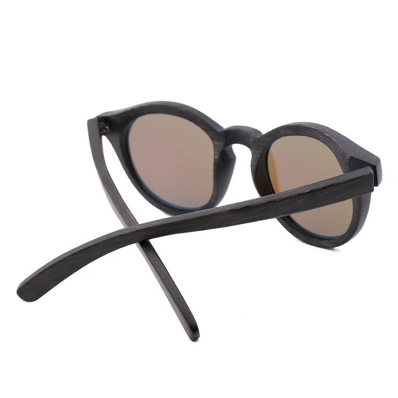 Nova moda polarizirajočega moška sončna Očala retro trendu bambusa Črna sončna Očala plima vožnje očala polarizirajočega očala 5