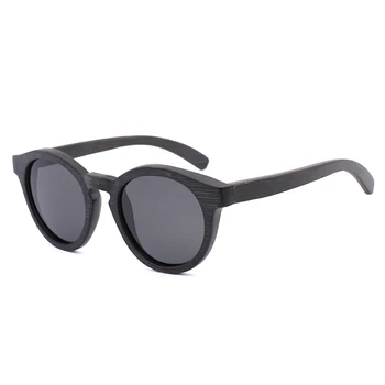 Nova moda polarizirajočega moška sončna Očala retro trendu bambusa Črna sončna Očala plima vožnje očala polarizirajočega očala 8518