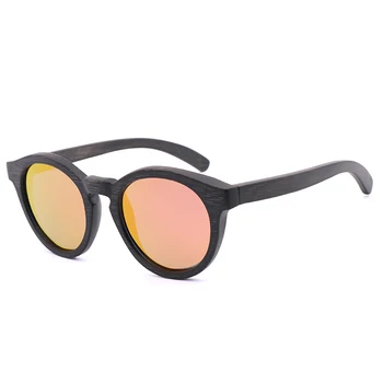 Nova moda polarizirajočega moška sončna Očala retro trendu bambusa Črna sončna Očala plima vožnje očala polarizirajočega očala 4