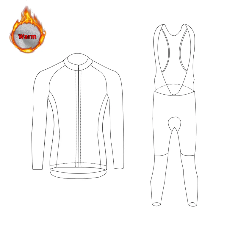 2020 HuanGe Meri kolo enotno kolesarski komplet Pomlad/Jesen kolesarjenje oblačila jersey ropa de hombre 3