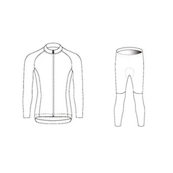 2020 HuanGe Meri kolo enotno kolesarski komplet Pomlad/Jesen kolesarjenje oblačila jersey ropa de hombre 1