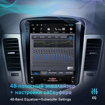 EKIY Android 10 Avto GPS Radio Za Subaru Outback Impreza Zapuščina 2009-Avto Večpredstavnostna Tesla Vetical Zaslon Navigacijska Stereo 3