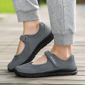 Ženske čevlje 2021 novo pomlad lahki očesa dame čevlji udobno pohodništvo prostem mati športna obutev ženska copati 2