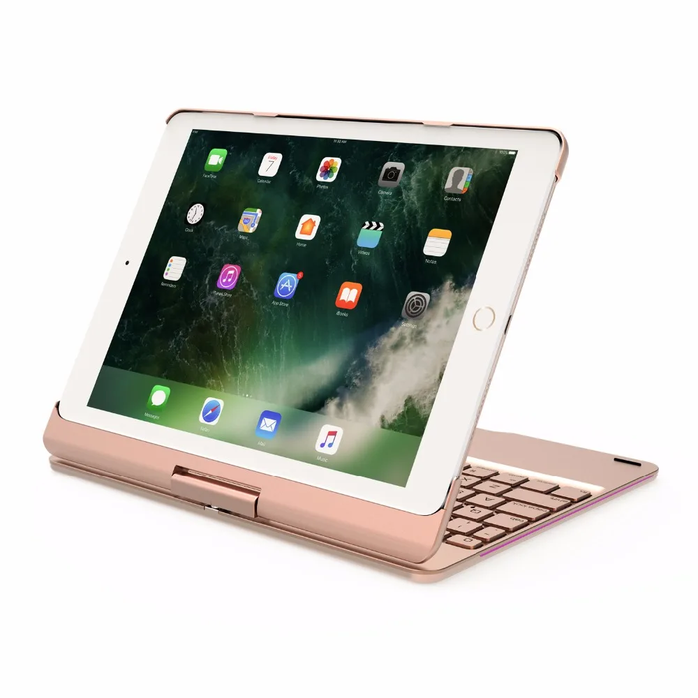 Za iPad z 9.7 Keboard Primeru Rotable Z Bluetooth Tipkovnico za Apple iPad z 9.7 2017 2018 iPad Zraka 1 2 5 6 Pro 9.7 Primeru Zajema 4