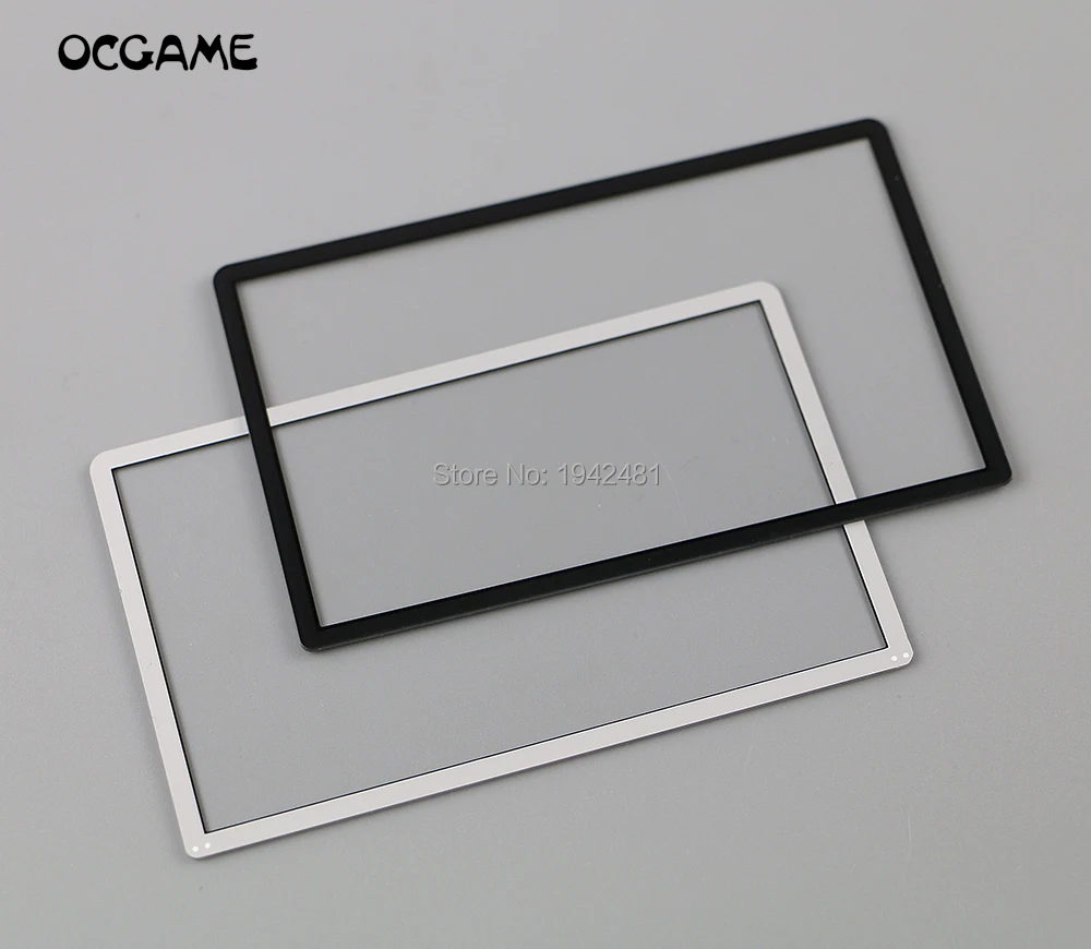 20pcs/veliko črno bel Vrhu Zaslona Okvir Objektiv LCD Zaslon Patron Film Za Novi 3DS Konzoli 2
