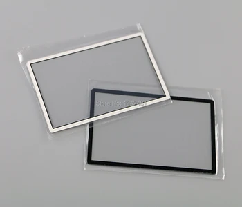 20pcs/veliko črno bel Vrhu Zaslona Okvir Objektiv LCD Zaslon Patron Film Za Novi 3DS Konzoli 1