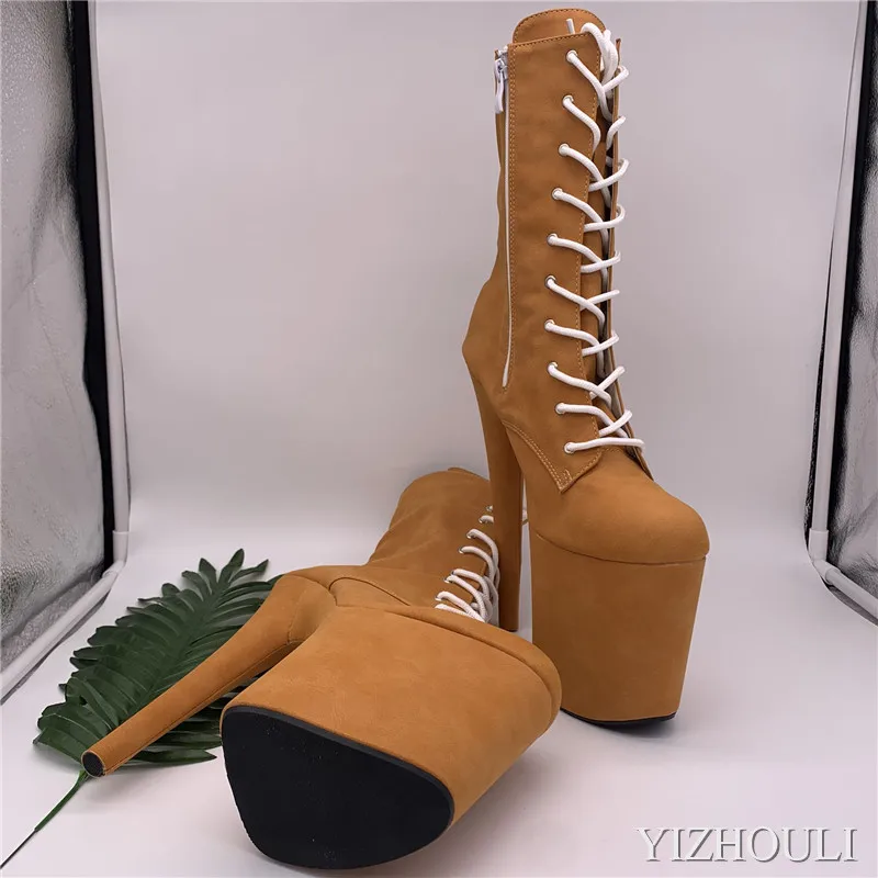 Seksi vitez 8 inch, tanko peto, torba za pete škornji, spomladi in jeseni čevlji 20 cm model pole dancing čevlji, novi škornji 1