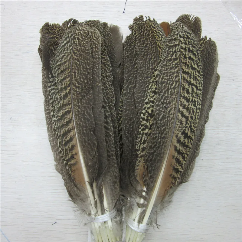 Debelo 20pcs Naravnih Orel perje 30-35 cm/12-14inch Kakovosti Pav Pero Za Poročno dekoracijo diy nakit Plume 2