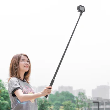 TELESIN 35 palca Ogljikovih Vlaken Najlažji Selfie Stick + Aluminijeve Zlitine Stojalo Za GoPro Hero 5 6 7 8 Za Osmo delovanje Fotoaparata Acc 0