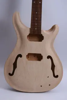 1set Električna kitara Komplet vratu Kitare 22fret Napol Votli Kitara telo Nedokončane NAS 1