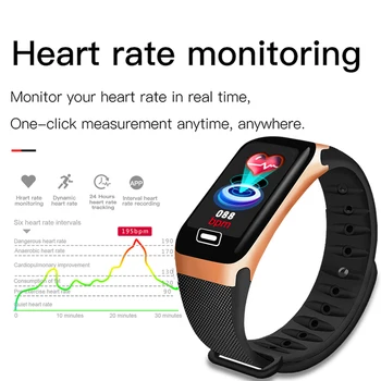 LIGE 2020 Nove Pametne Gledajo Moški Ženske Srčni utrip, Krvni Tlak Pedometer Multi-funkcija Nepremočljiva Smartwatch Za Android IOS+Box 1
