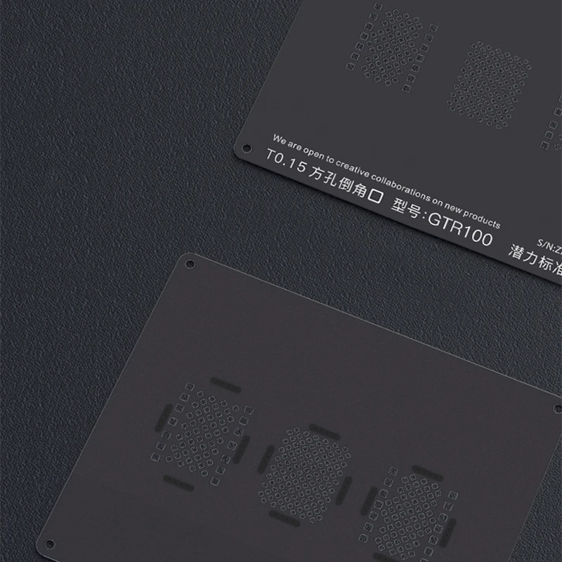 3D Univerzalno Trdi Disk Modul Črni Sajenje Tin Neto NAND BGA Reballing Matrica Jekla Očesa Za iPhone 6/6S/6SP/7G/7P/8G/8P 1
