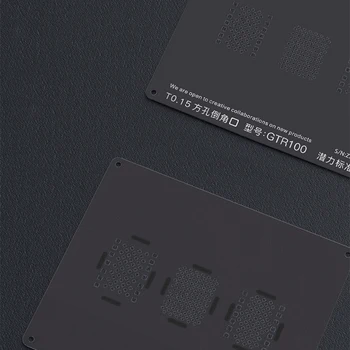 3D Univerzalno Trdi Disk Modul Črni Sajenje Tin Neto NAND BGA Reballing Matrica Jekla Očesa Za iPhone 6/6S/6SP/7G/7P/8G/8P 1