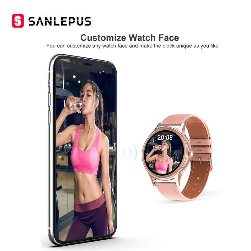 SANLEPUS 2020 NOVE Pametne Gledam Šport Srčnega utripa Nepremočljiva Fitnes Zapestnica Moški Ženske Smartwatch Za Android, Apple Xiaomi 1