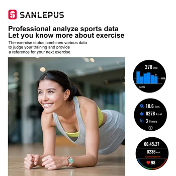 SANLEPUS 2020 NOVE Pametne Gledam Šport Srčnega utripa Nepremočljiva Fitnes Zapestnica Moški Ženske Smartwatch Za Android, Apple Xiaomi 9067