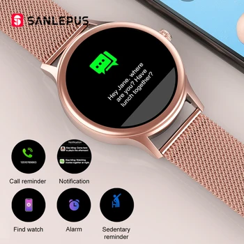 SANLEPUS 2020 NOVE Pametne Gledam Šport Srčnega utripa Nepremočljiva Fitnes Zapestnica Moški Ženske Smartwatch Za Android, Apple Xiaomi 3