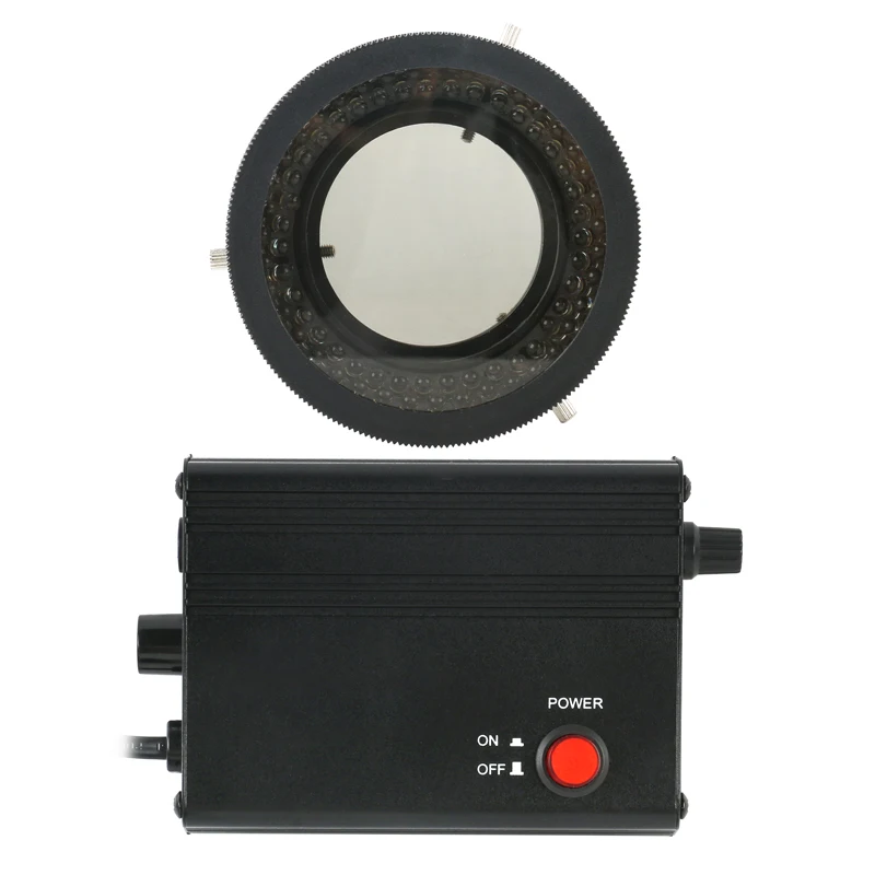 Mikroskop top dodatke LED Polarizirajočega Polarizer LED Obroč Svetloba Polarizirana Z 78pcs LED Luči luči Za Stereo Mikroskop Video 3