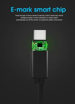 2m1m USB C Mobilne kabel Tip-C 3.1 USB Gen2 100W Moči Dostave zaračuna 10 G za Strele 3 zaslon prikazuje video in Avdio
