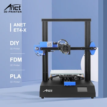 Anet ET4X 3D Tiskalnik Kompleti Z Visoko Natančnostjo Exturder In Hotend 220*220*250mm Tiskalnik velikost Polno DIY Skupščine Improsia 3d 0