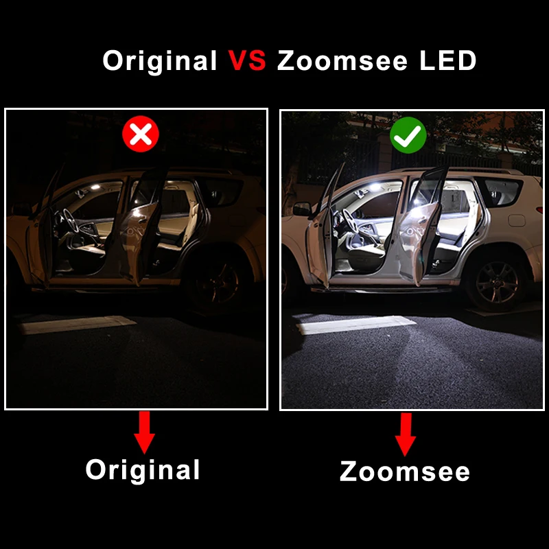 Zoomsee Notranjosti LED Za Alfa Romeo Spider 916 939 1995-2010 Canbus Vozila Žarnice Notranja Kupola Zemljevid Branje Lučka Lučka Auto Deli 4