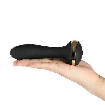 USB Polnilne Smart Ogrevanje Analni Čep Moški Prostate Massager G-spot Butt Plug Vibrator 10 Način Smart Toplo Vibrator za Človeka A3 3