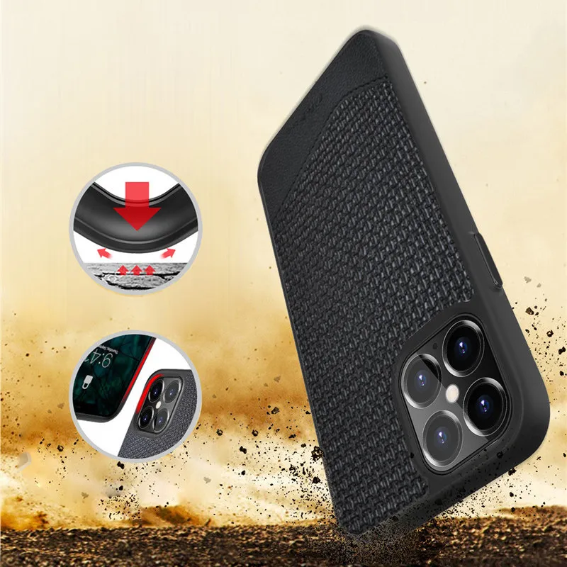 Magnetni Usnje Geniune Primeru Za Magsafe iPhone 12 12 Pro 12 Pro Max 12 mini Luksuzni 1:1 Brezžični Magnet Brezplačno Kritje 4