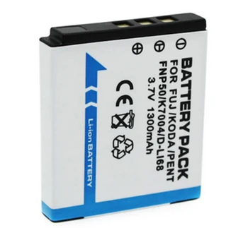 Baterija za Pentax D-LI68, D-LI122 in Pentax Q-S1, QS1, Q, V7, Q10, Optio S10, Optio S12, VS20 Digitalni Fotoaparat