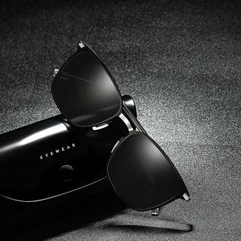 Nove Klasične Polarizirana Sončna Očala Moških 2021 Trend Pravokotnik Ogledalo Sunglass Moški Oblikovalec Vintage Retro Voznik Sončna Očala Za Moške 5